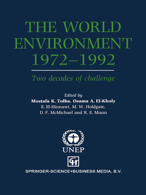 cover image of The World Environment 1972–1992